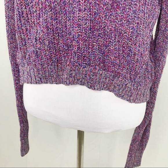 American Eagle purple and pink sweater - Picture 3 of 14